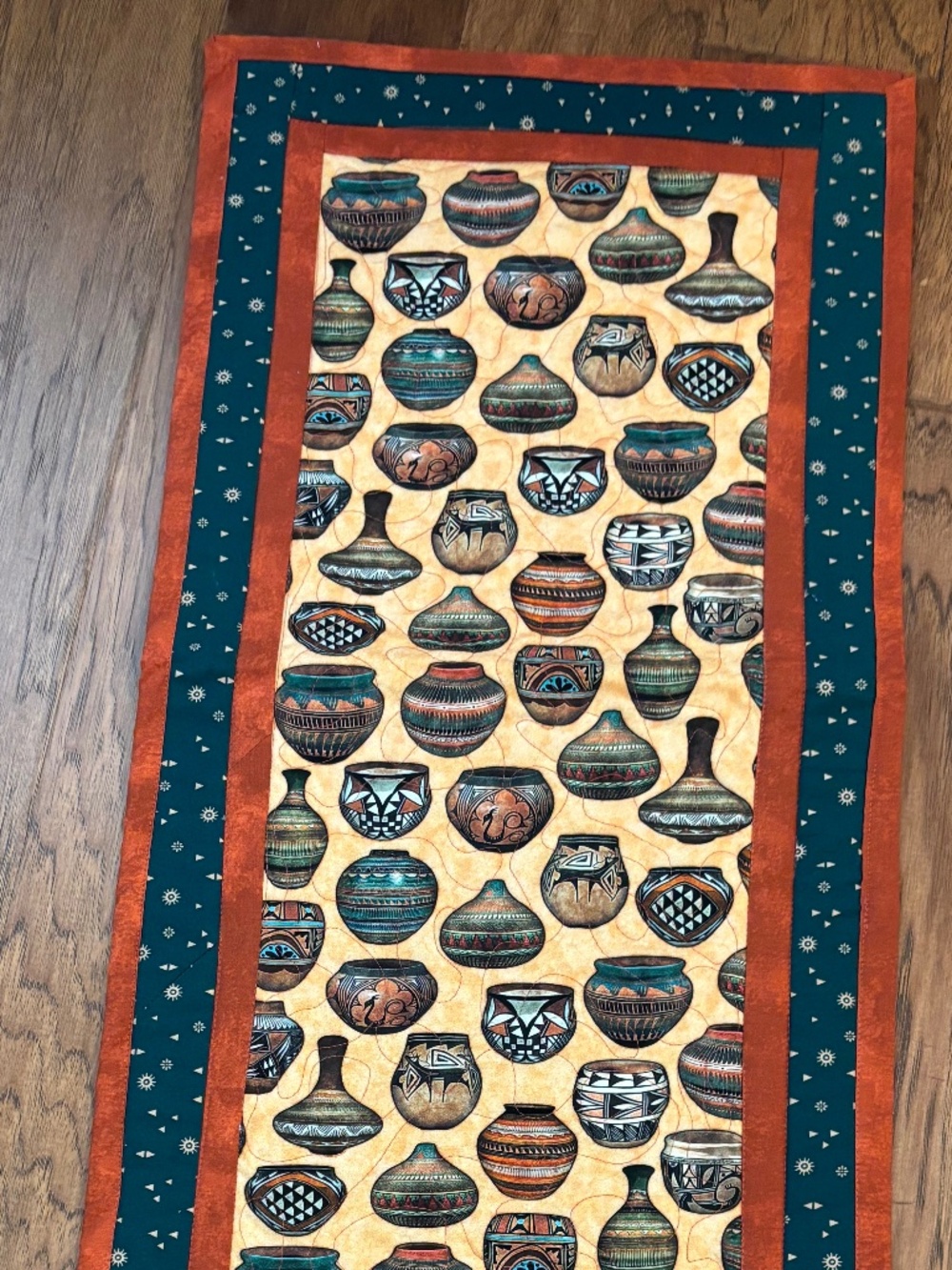 Quilter Table Runner, handmade.  Brand New!